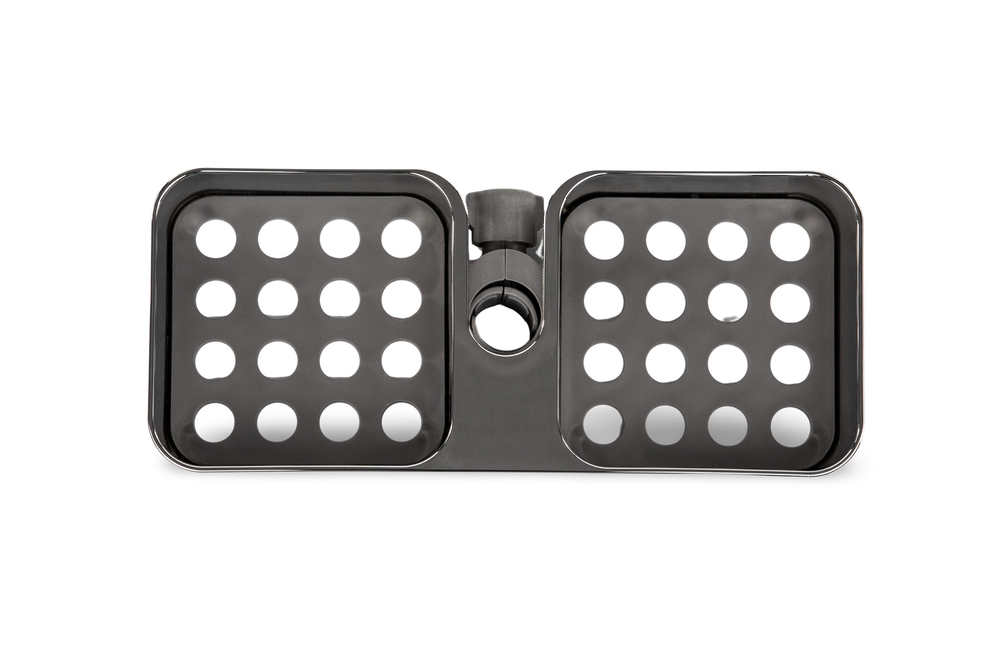 IKEA BROGRUND Duschablage verchromt, 25 x 4 cm, zur Montage an Duschstangen