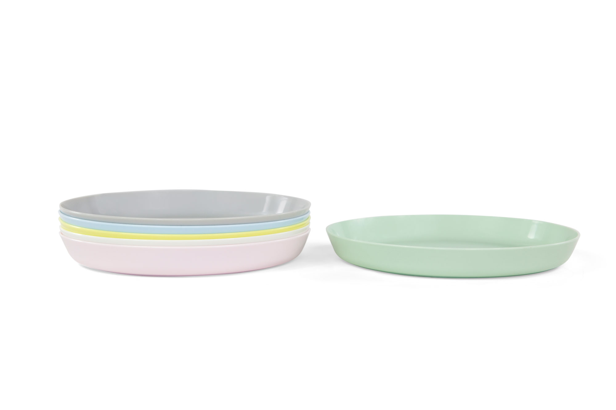 IKEA KALAS Kindergeschirr aus Kunststoff - pastellfarben