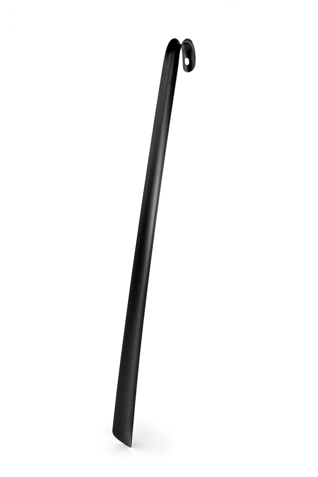 IKEA OMTÄNKSAM Schuhlöffel anthrazith 80 cm lang Stahl Schuhanzieher