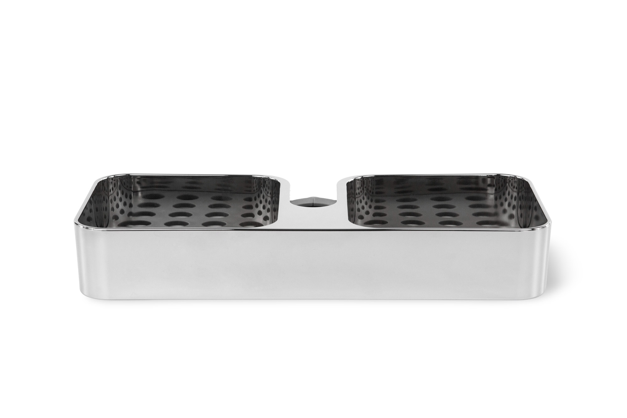 IKEA BROGRUND Duschablage verchromt, 25 x 4 cm, zur Montage an Duschstangen