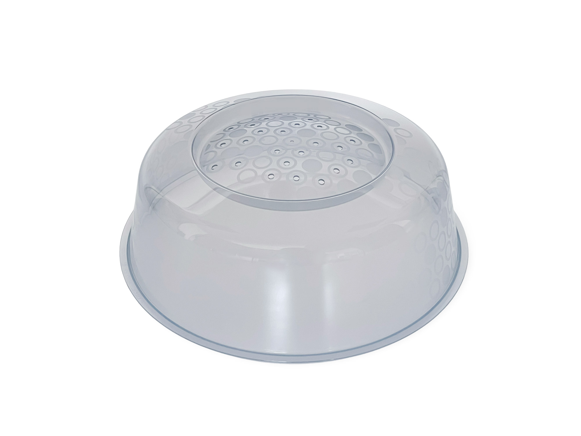 IKEA PRICKIG Mikrowellendeckel in grau, Durchmesser 26 cm