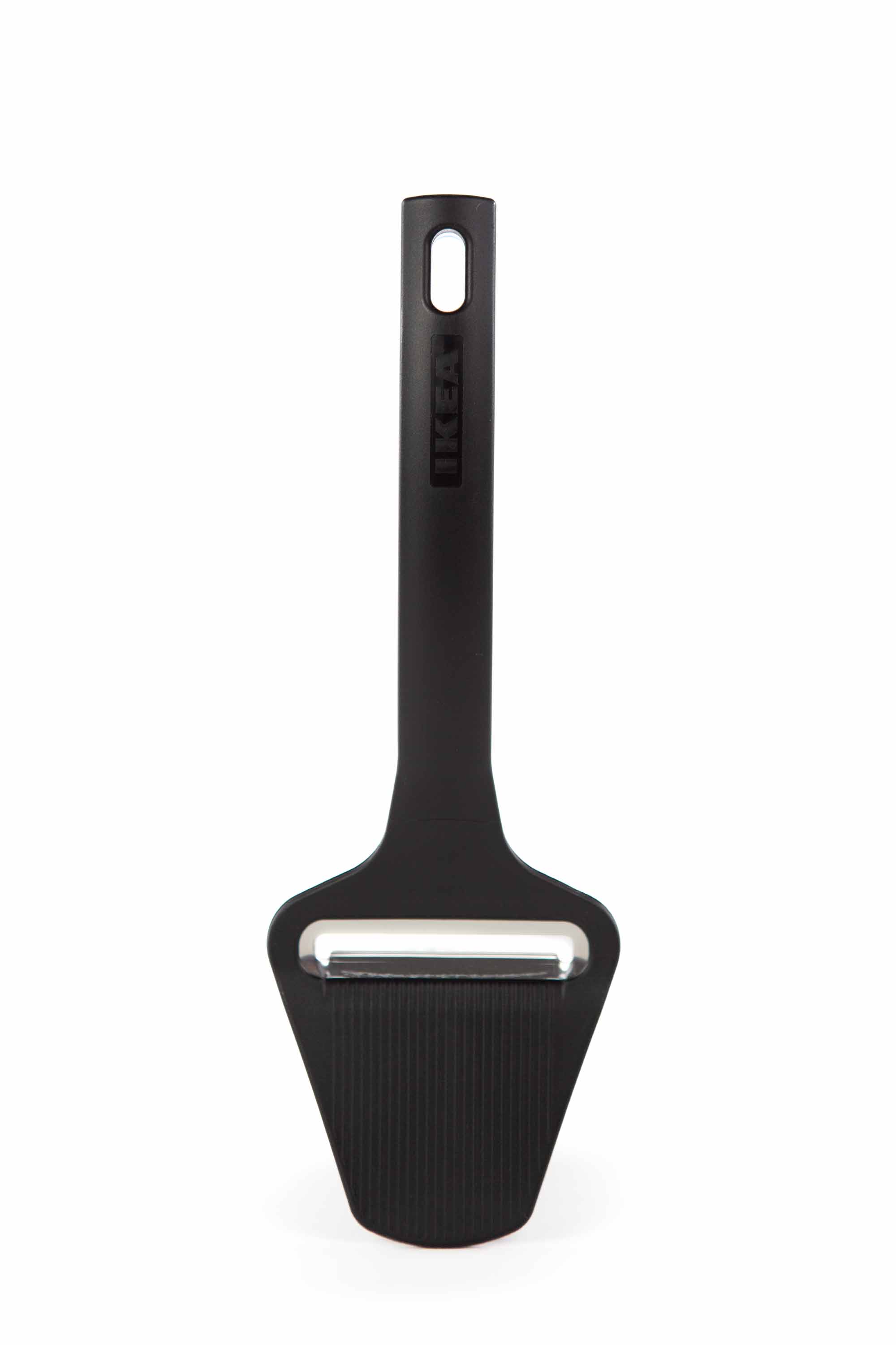 IKEA HJÄLPREDA Käsehobel in Schwarz mit Edelstahlklinge