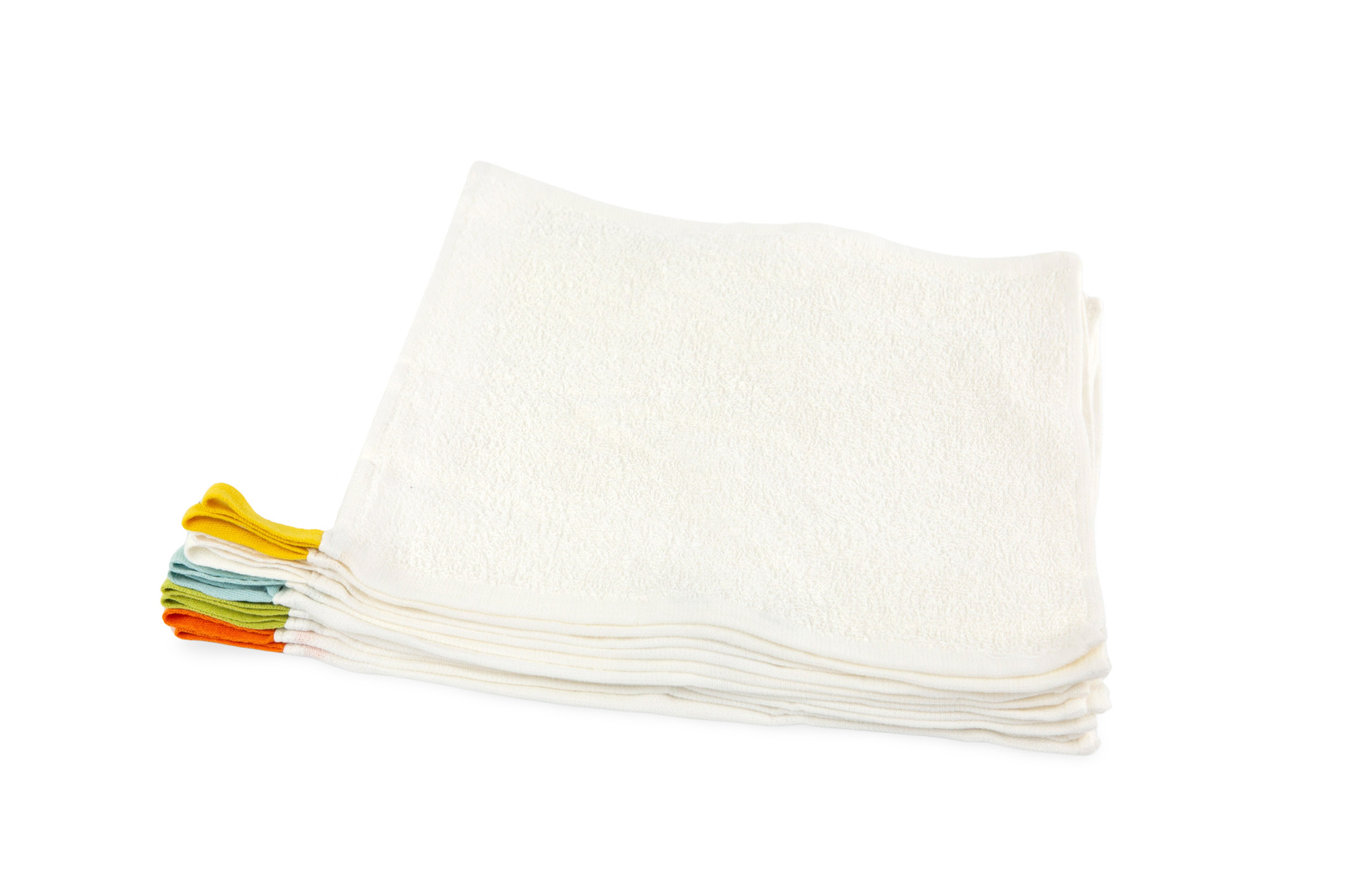 IKEA KRAMA Waschlappen 10er-Set mit bunten Aufhängern