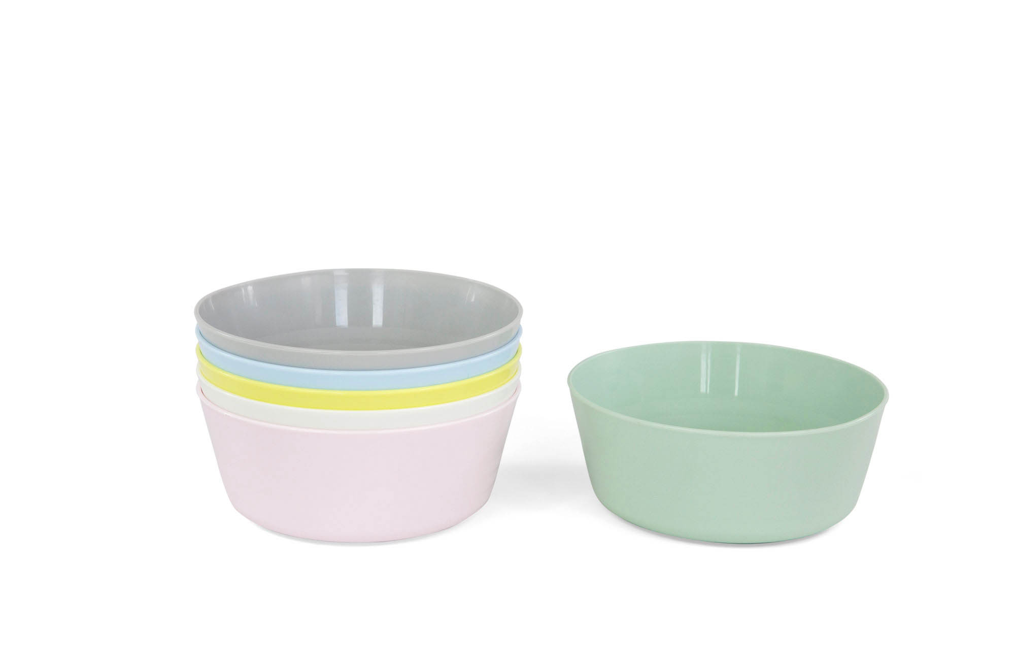 IKEA KALAS Kindergeschirr aus Kunststoff - pastellfarben