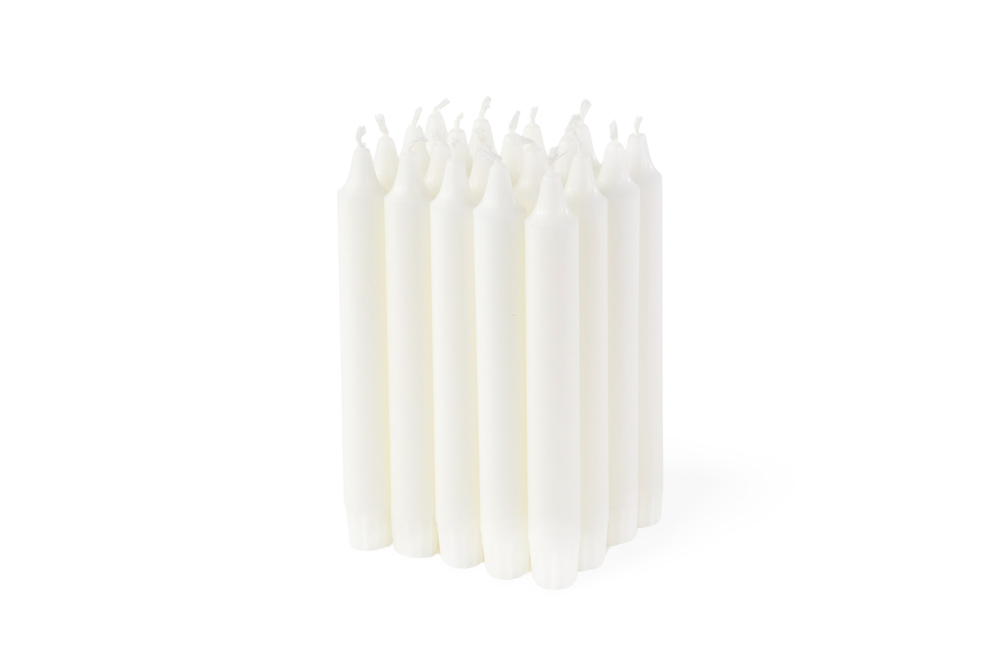 IKEA JUBLA Lüsterkerzen, duftneutral, weiß, 19 cm hoch