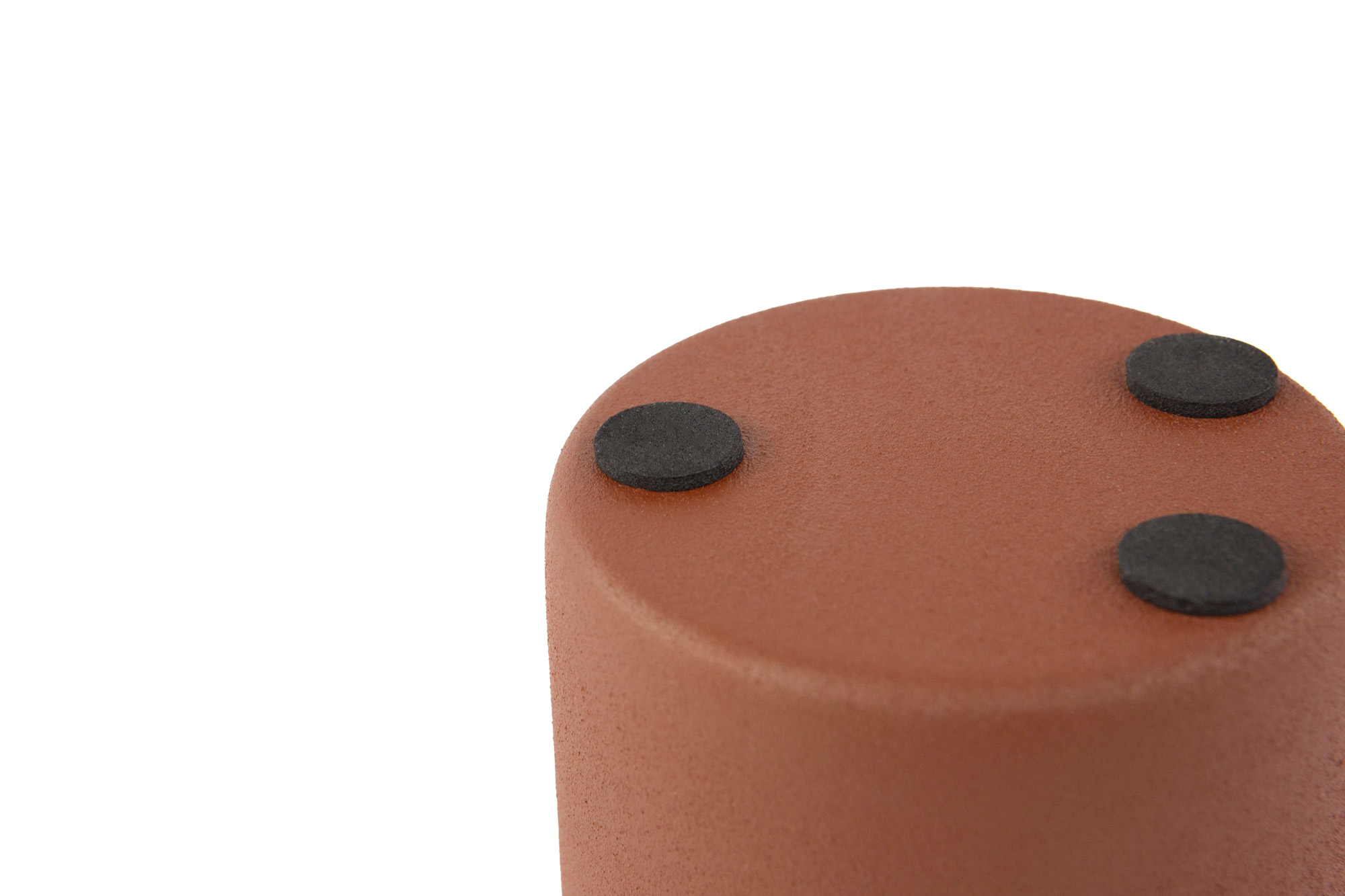 Trautesheim® Metall Blumentopf TERRA 8,5 cm hoch 8 cm Durchmesser, in brauner Rostoptik