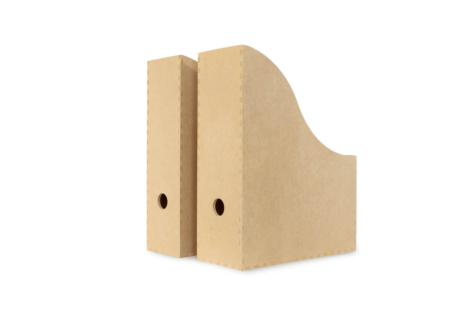 IKEA KNUFF Zeitschriftensammler aus Hartfaserplatte 2er Set