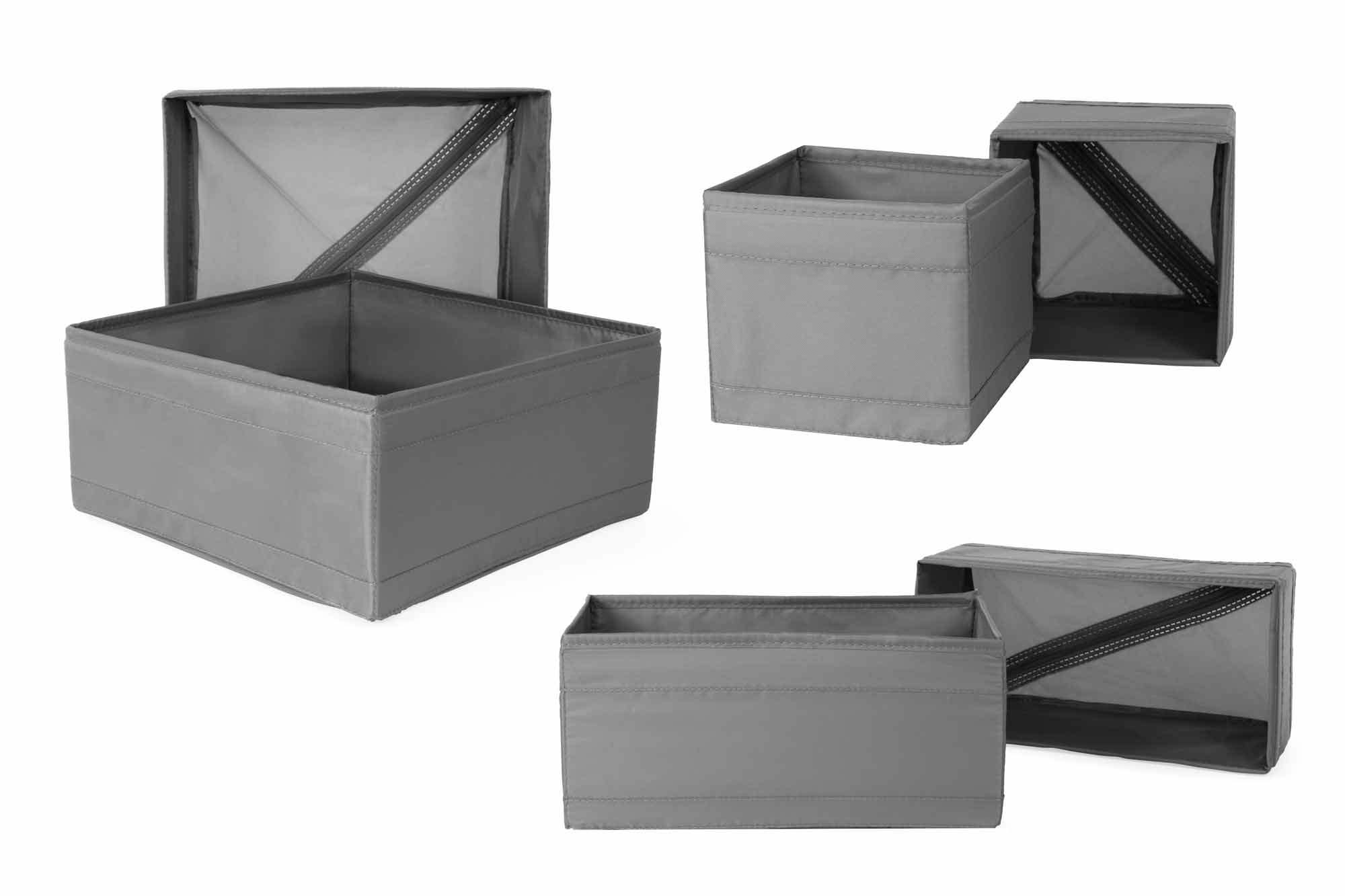 IKEA SKUBB Boxen grau oder weiß - als Schubladenunterteilung 6er-Set